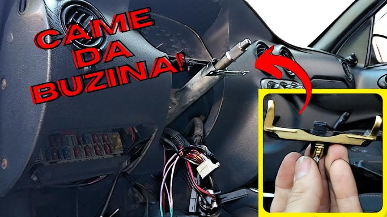 Celta G1 com buzina no volante