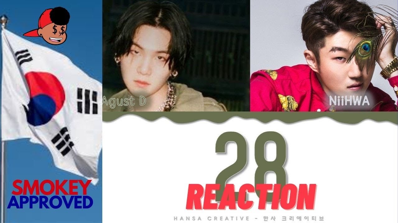 American Rapper First Time  Seeing - Agust D feat. NiiHWA - '28'  (Han/Rom/Eng)  [Reaction]