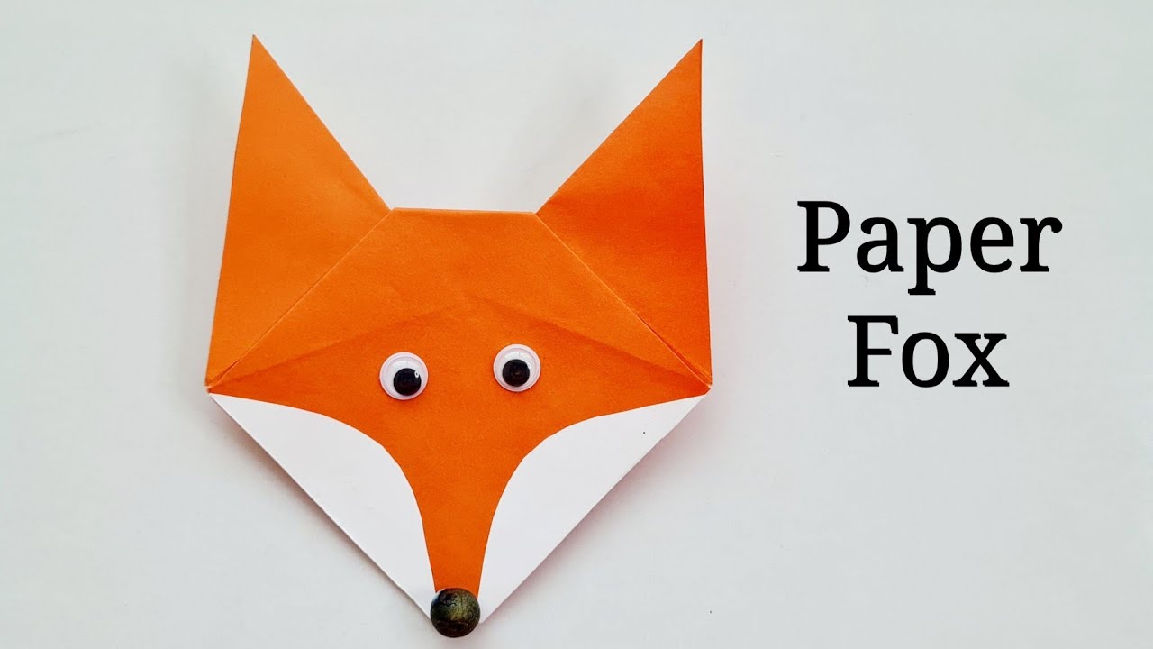 How to make Paper Fox | Origami Fox | Fox Craft | Toy | Diary Of Art