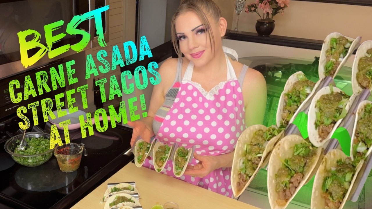 How To Make Street Carne Asada Tacos at Home | Better Than The Taco Truck!