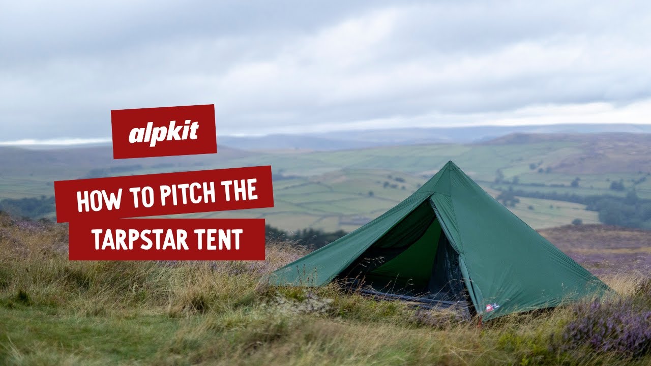 How to Pitch the Alpkit Tarpstar Tent