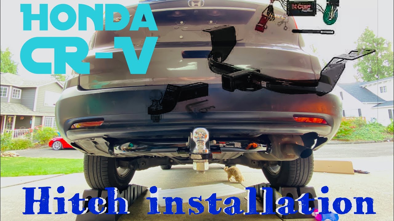 13 Honda CR-V Hitch Installation    #diy #fixyourcar #homegarage