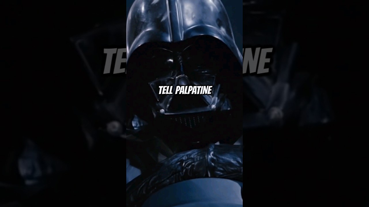 What Darth Vader TOLD Palpatine Before He Died