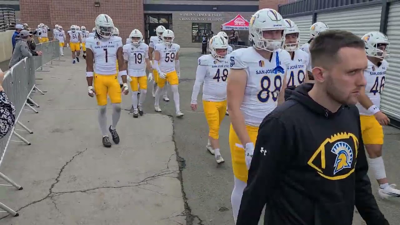 SJSU Football Entrance vs Nevada 2025
