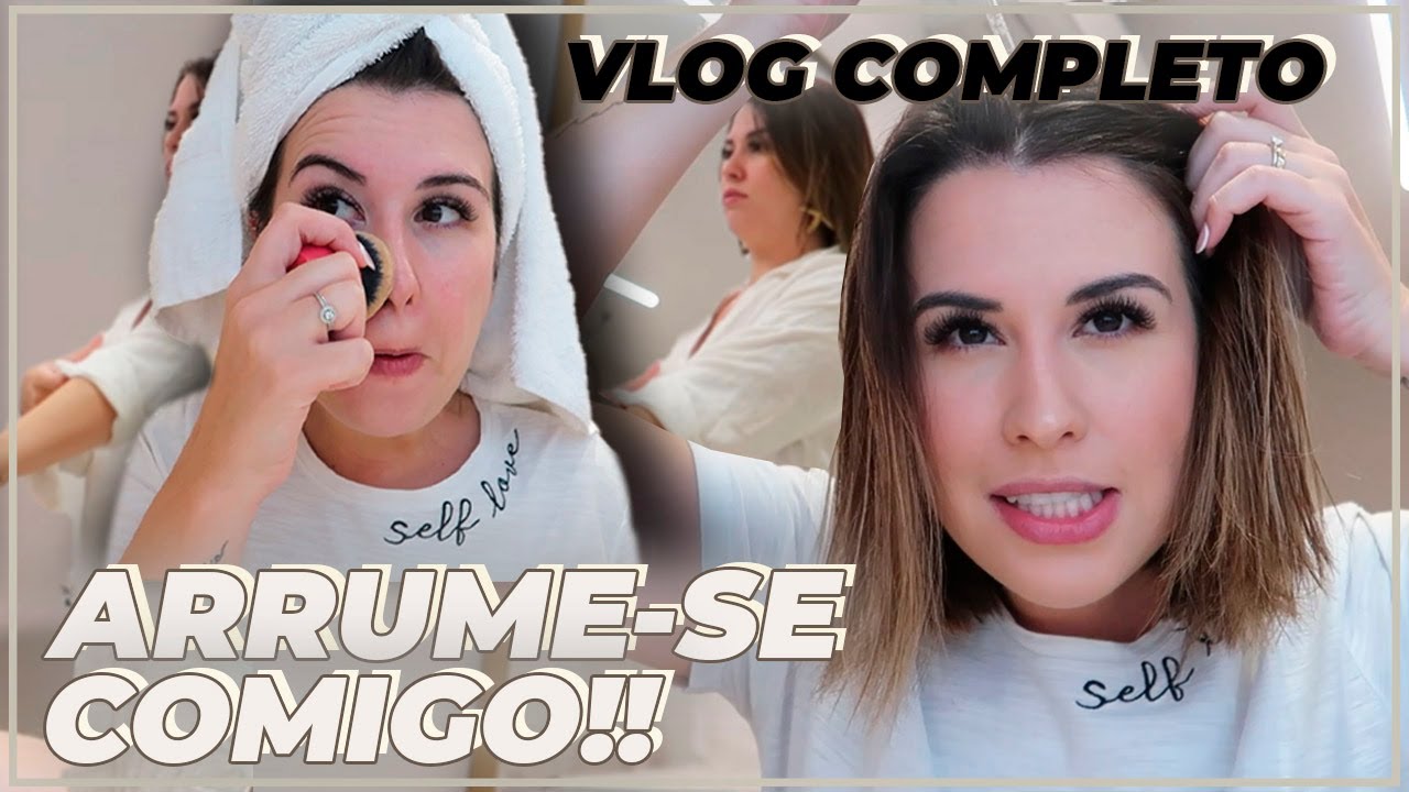VLOG COMPLETO: ARRUME-SE COMIGO + preparação para uma viagem incrível (PUBLI*)