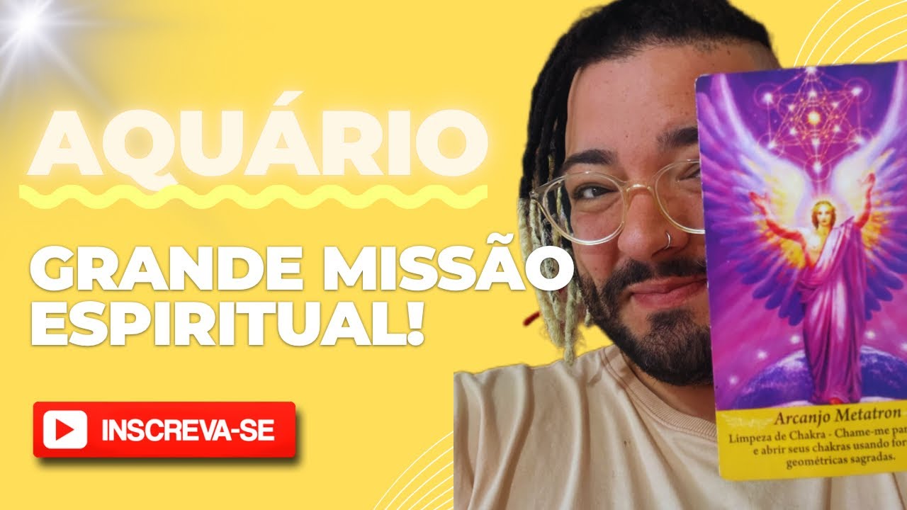 #1056 - TAROT AQUÁRIO ♒️ | VOCÊ TEM UMA MISSÃO ESPIRITUAL LINDÍSSIMA. GRANDE PODER!