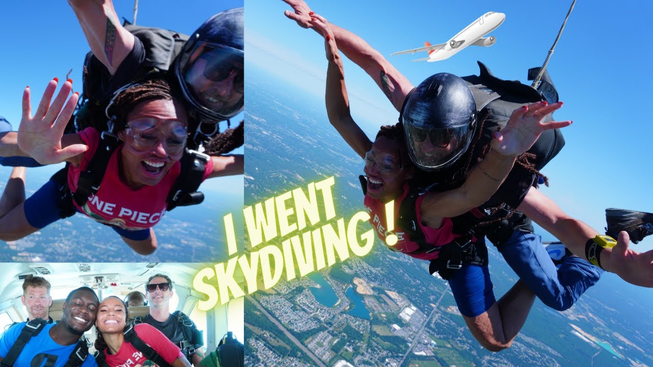 VLOG| I WENT SKYDIVING !!! 😲 | HAVING A PANIC ATTACK IN THE AIR | Xo,Nathaliee✨