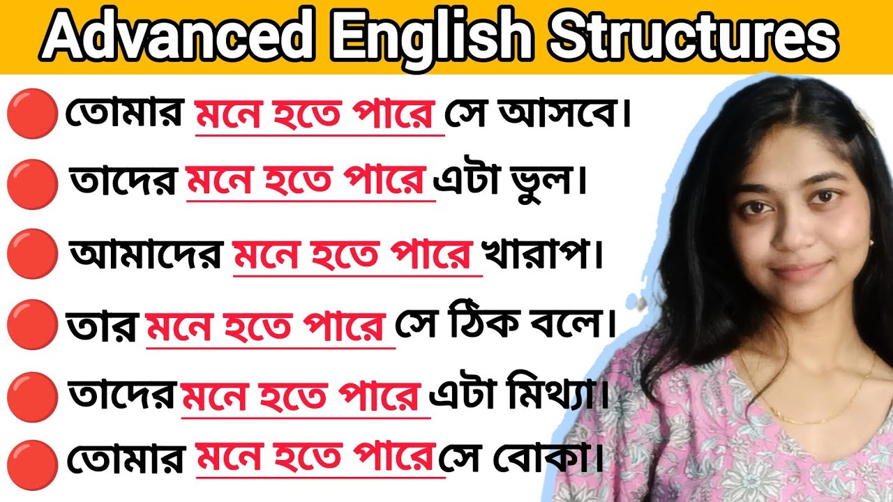 Advanced English Sentence Structures || Daily Use English Structures || @LearningTubee 