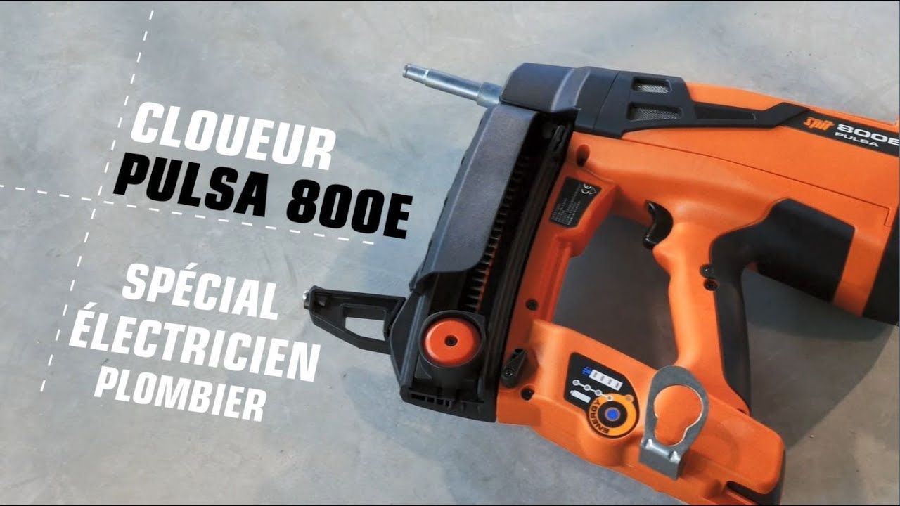 [ÉLECTRICIEN-PLOMBIER] Découvrez le cloueur autonome SPIT PULSA 800E avec la perche E-LIFT