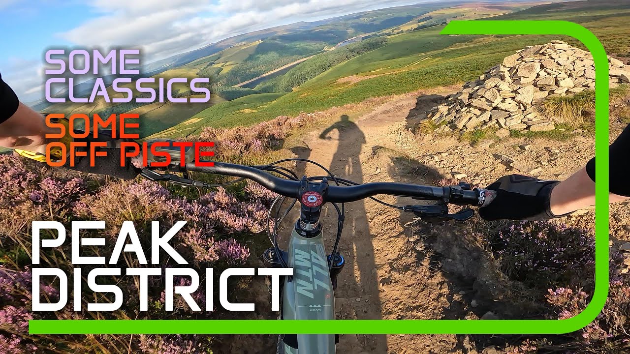 Riding the peaks bit of classic bit of off piste emtb