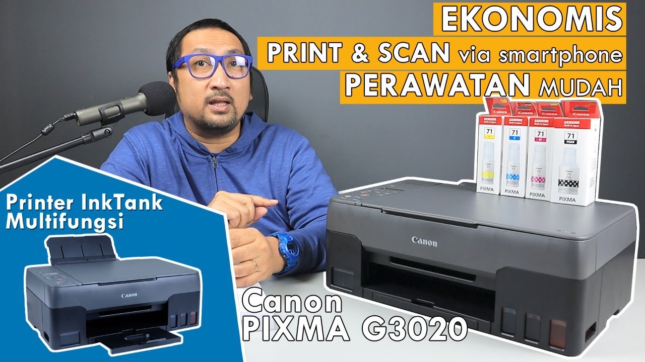 Printer Multifungsi, Kemampuan Cetak Tinggi & Perawatannya Mudah: Review Printer Canon PIXMA G3020