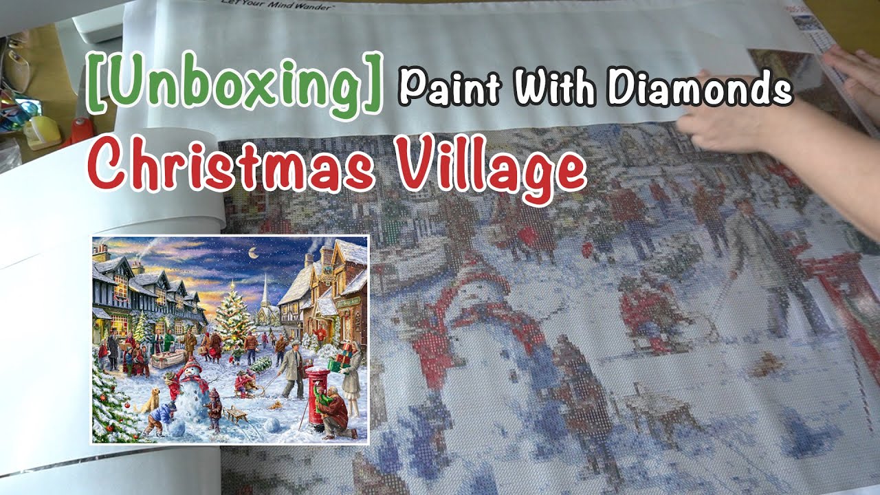 Paint With Diamonds - Christmas Village [Unboxing]