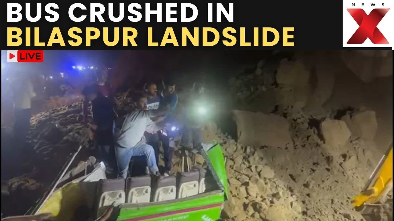 Bilaspur Tragedy LIVE: 15 Dead, Several Injured as Bus Crushed by Landslide in Himachal Pradesh