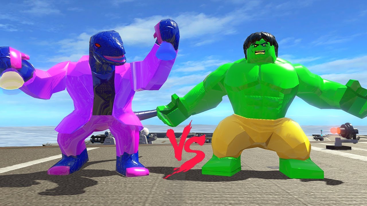 LEGO HULK VS BLUE LIZARD - LEGO Marvel Super Heroes