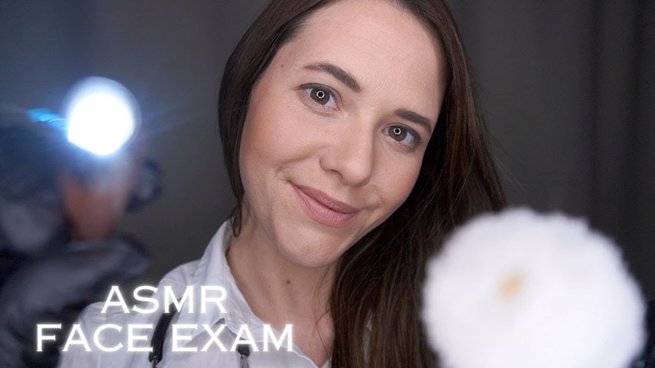 ASMR Dr. Whispers FACE EXAM 🖤🔦 (super beruhigend...)