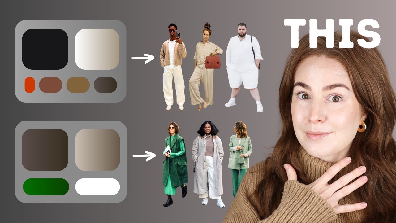 How to use COLOR to optimize your wardrobe for stunning minimalist aesthetic outfits!