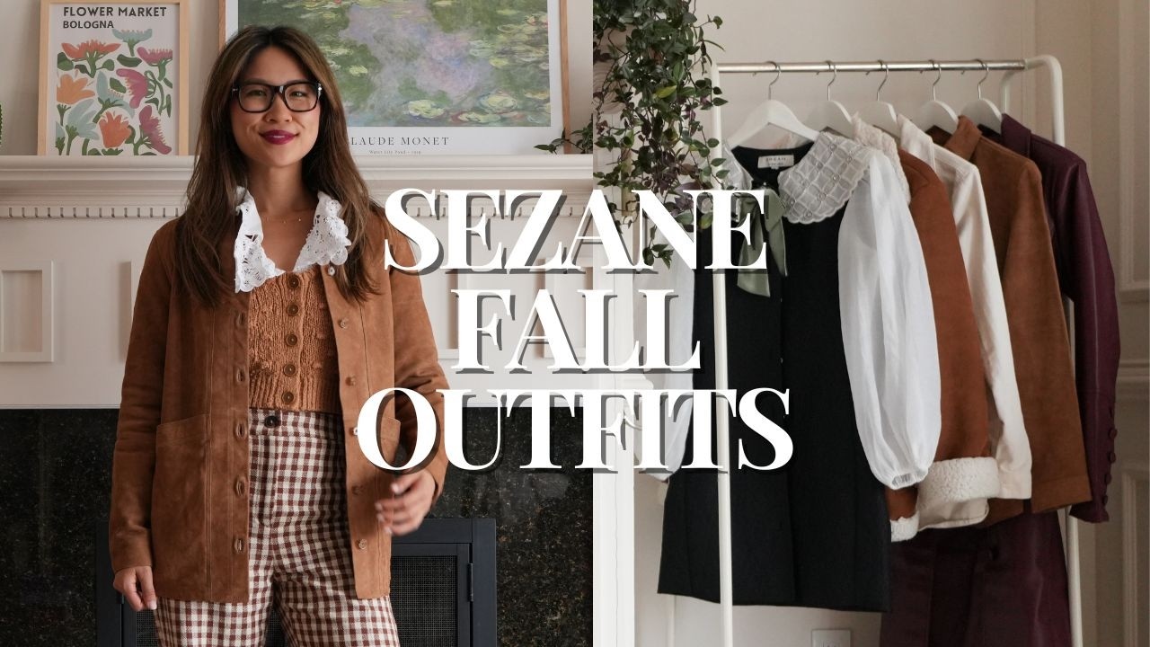 SEZANE FALL LOOKBOOK | casual fall outfit ideas