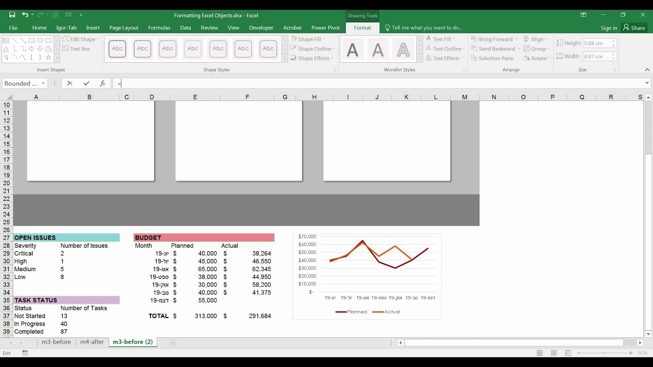 Dashboard in 10 minutes - דשבורד ב- 10 דקות
