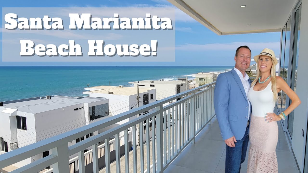 Santa Marianita Beach Home with private pool! Manta Ecuador with Ecuador Shores Realty!