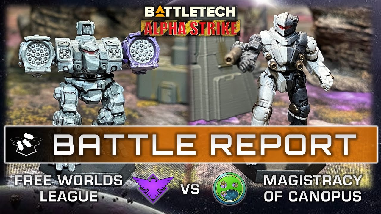 Free Worlds League vs Magistracy of Canopus | BattleTech Alpha Strike Battle Report | ilClan Era