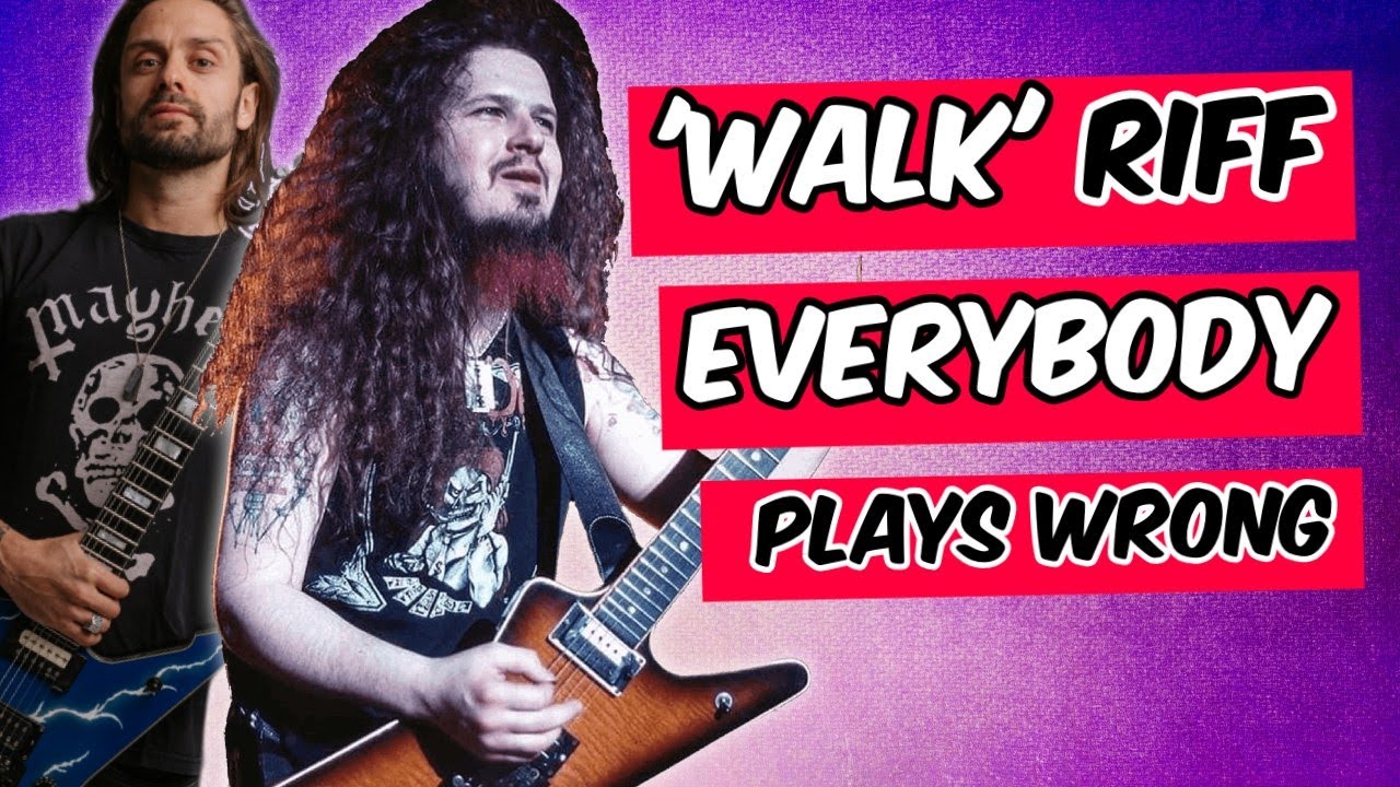 Most famous PANTERA riff NOBODY plays right