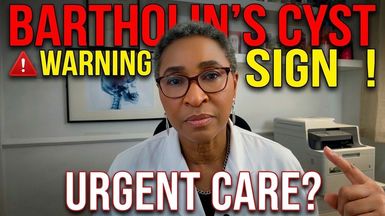 Bartholin’s Cyst Warning Signs – When to Seek Urgent Care