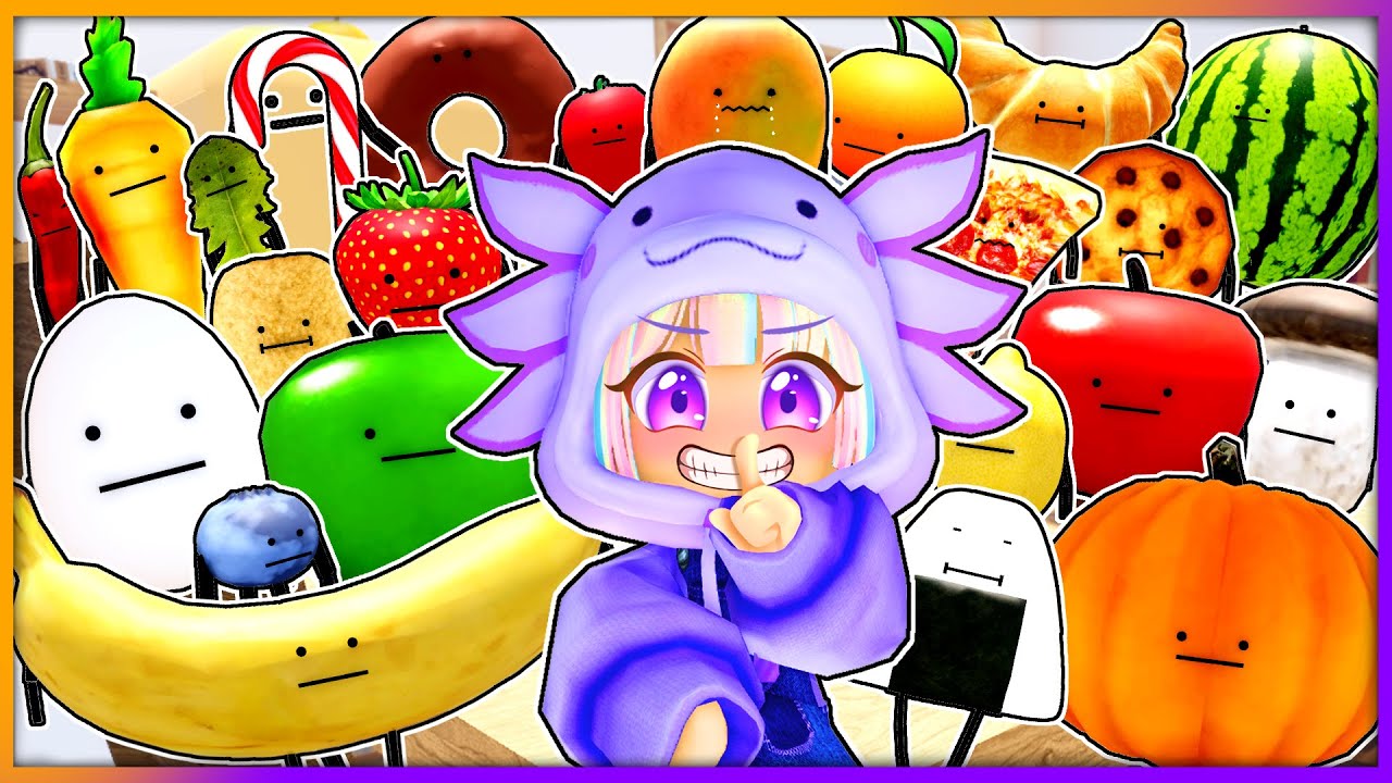 『ひみつのおるすばん』をする可愛い食べ物たちとおしゃべり🤭✨【 ROBLOX / ロブロックス 】
