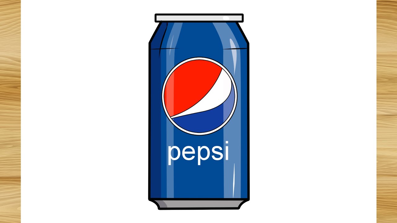 كيفية رسم بيبسي/تعليم الرسم للمبتدئين How to draw PEPSI\ Lezioni di disegno per principianti