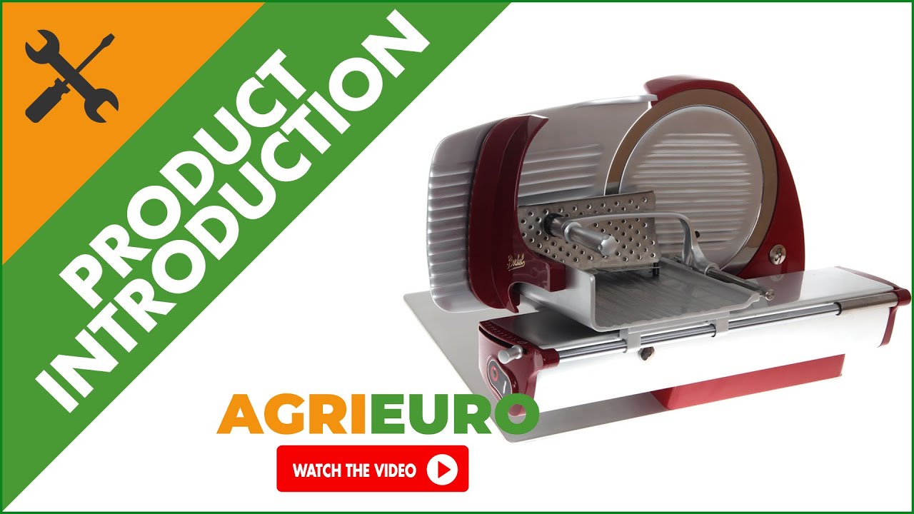 Berkel Home Line HL250 Red Meat Slicer - 250 mm Chrome-plated Steel Blade - Product Introduction