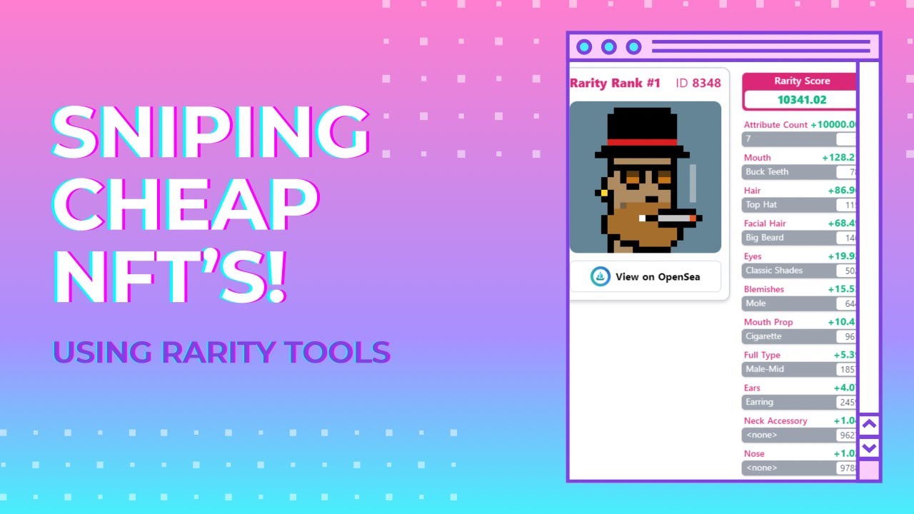 Sniping Cheap NFT's Using Rarity Tools!