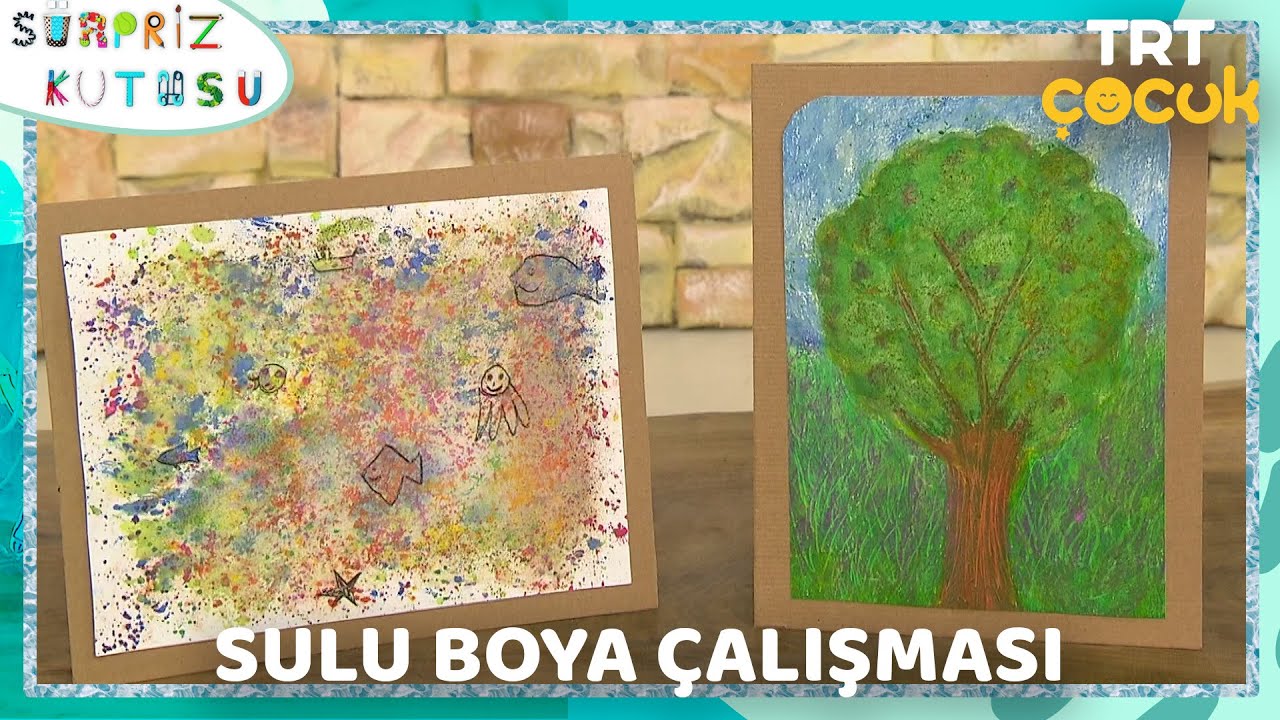 Sürpriz Kutusu - Sulu Boya Çalışması