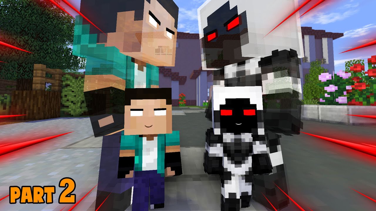 PART 2 - HEROBRINE FAMILY VS ENTITY FAMILY (PAST FRIENDSHIP) | MINECRAFT ANIMATION IN MONSTER SCHOOL