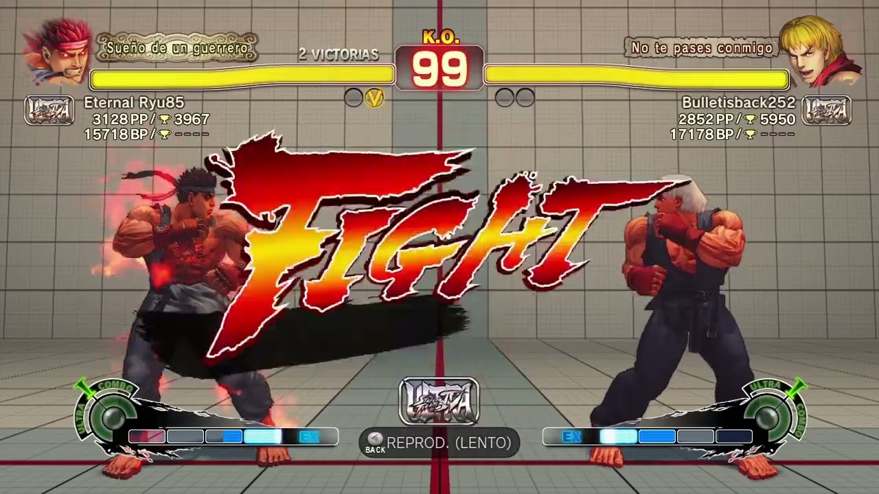 Eternal Ryu85 [evil ryu] vs Bulletisback252 [ken]