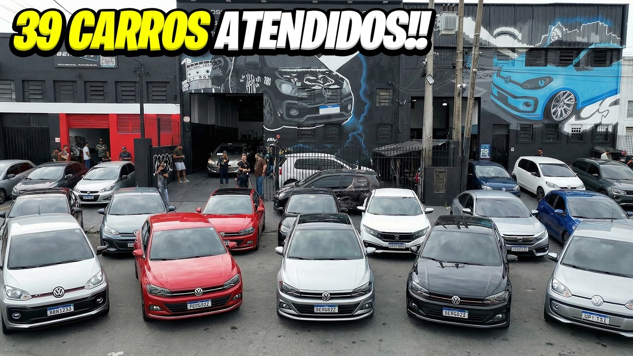 39 CARROS EM 1 DIA! A LOGÍSTICA INSANA DA OFICINA DO BENGA TV!