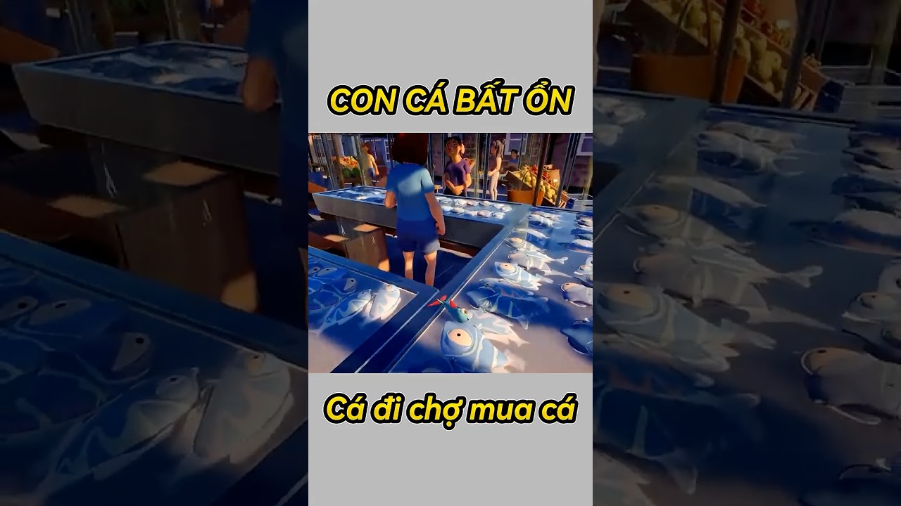 Con C&aacute; Biết Đi Chợ 🐟🛒😂 #tiktok​​ #douyin​​ #games #LongKaEntertainment