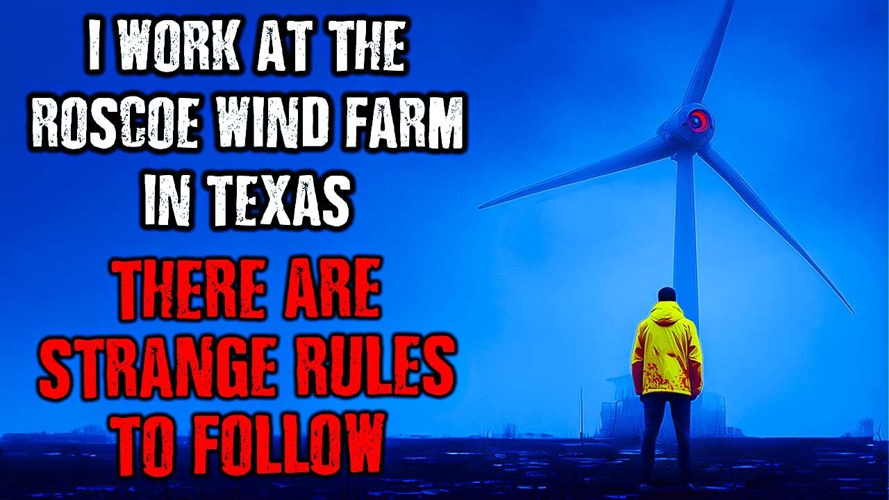 I work the Night Shift at the Roscoe Wind Farm in Texas...There are STRANGE RULES to follow !