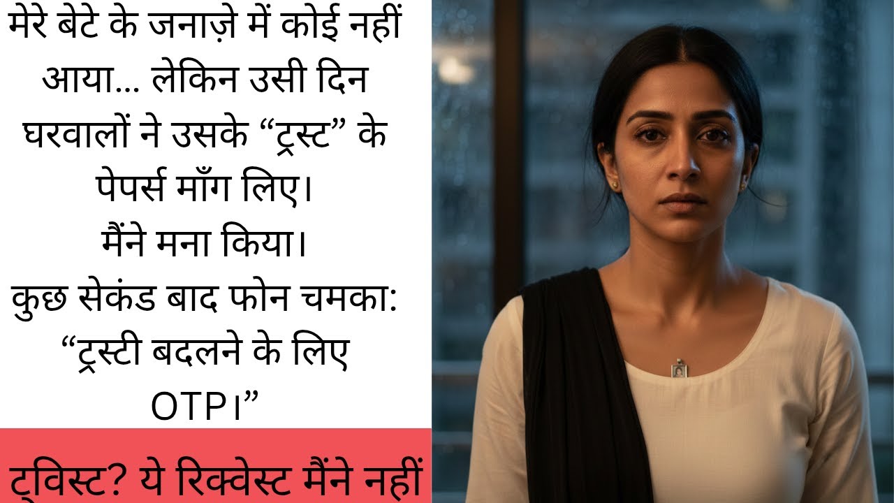 मेरे बेटे के जनाज़े में कोई नहीं आया… फिर घरवालों ने उसके ट्रस्ट के लिए OTP मंगवा लिया!