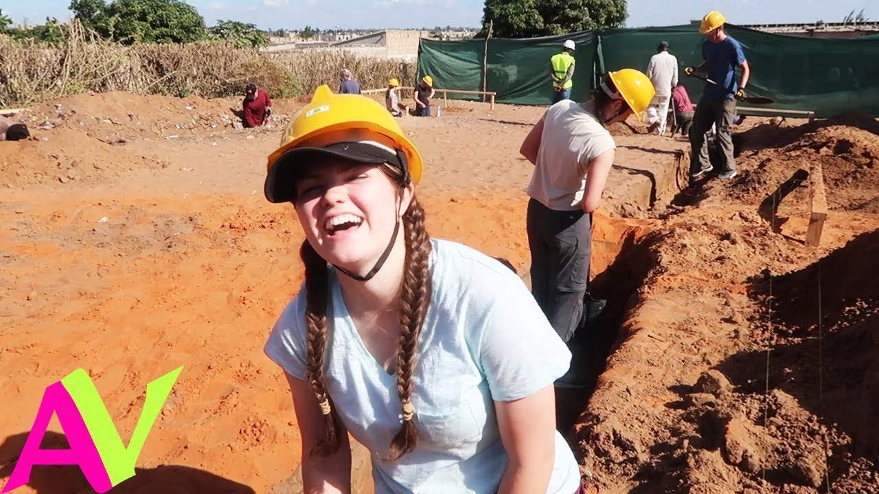We Are Building A School In Mozambique, Africa! Working Hard And Having Fun! / Aud Vlogs