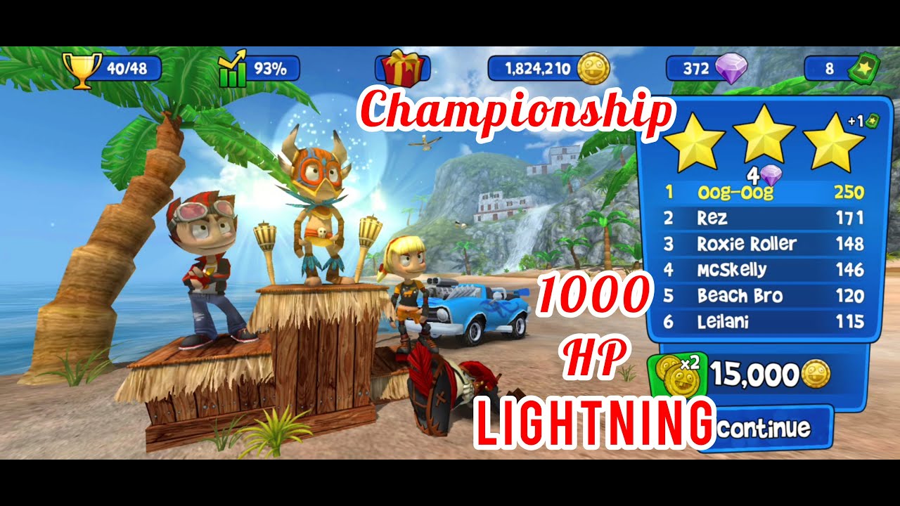BB Racing Championship of 1000 HP Lightning  ||  won all 10 Races