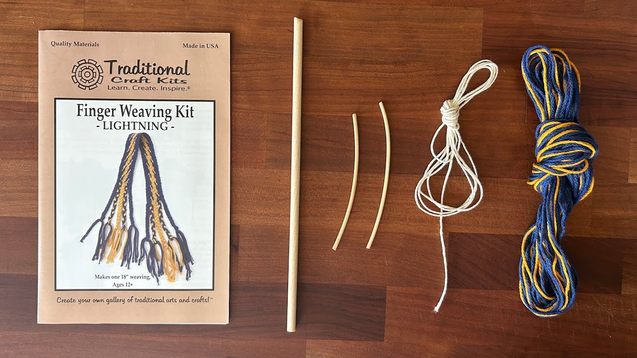 Finger Weaving Kit - Lightning