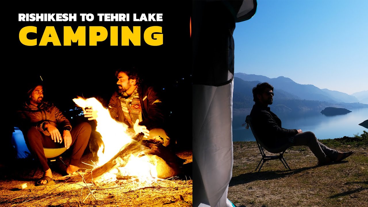 Camping Near Tehri Lake - Uttarakhand Ride -  Rishikesh to Tehri Lake with SJ Vlogsss - EP2