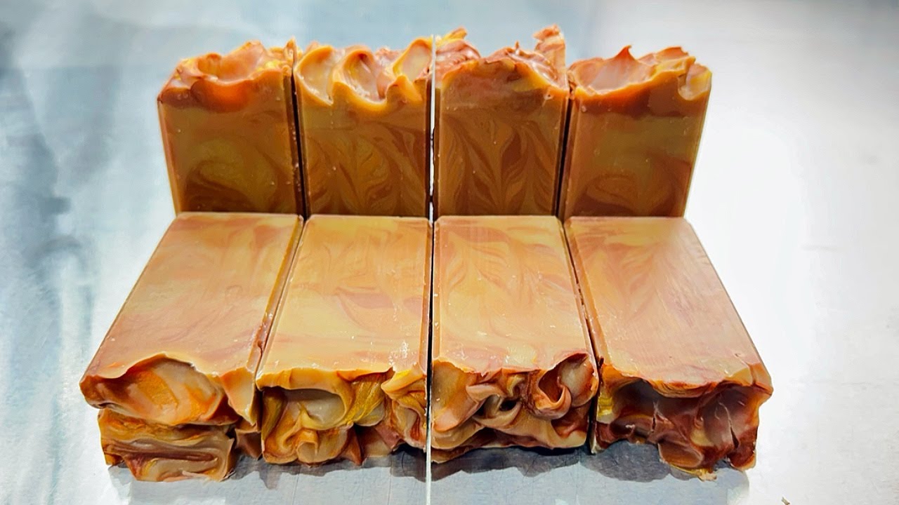 ✅ Moody Fall Soap Design | Relaxing Small Batch Process