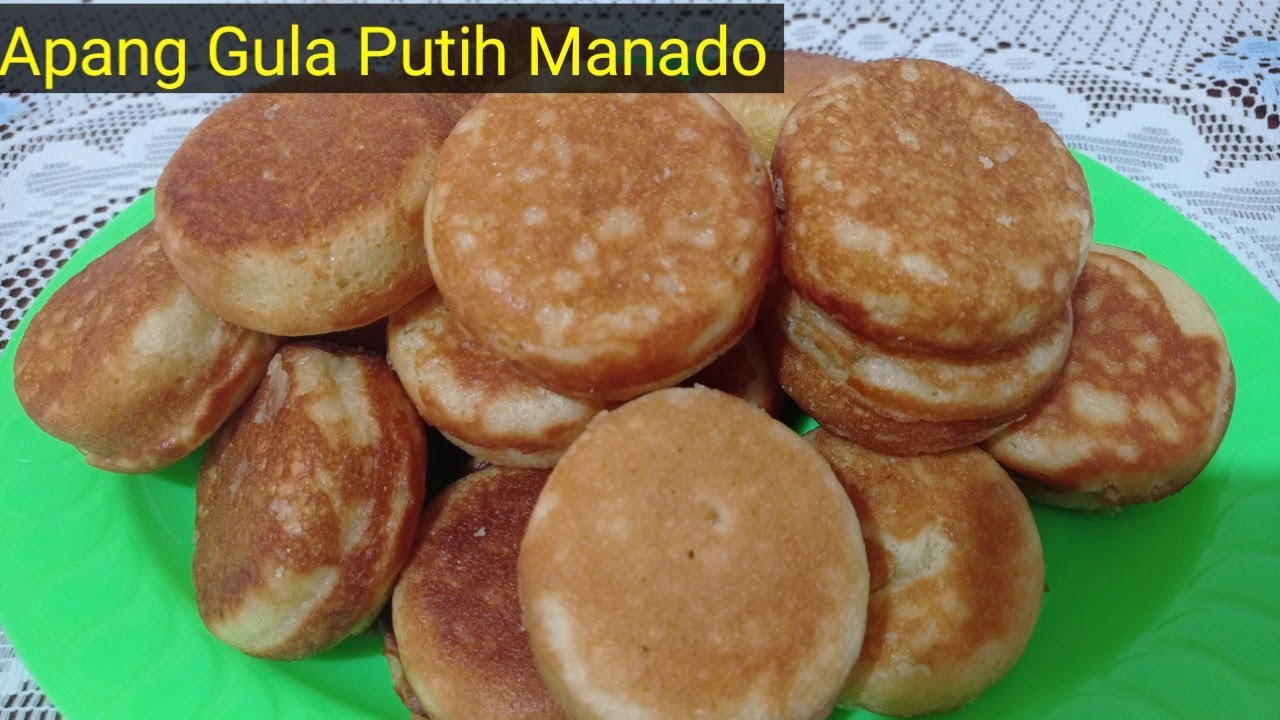 Resep Kue Apang/Apem Gula Putih Khas Manado