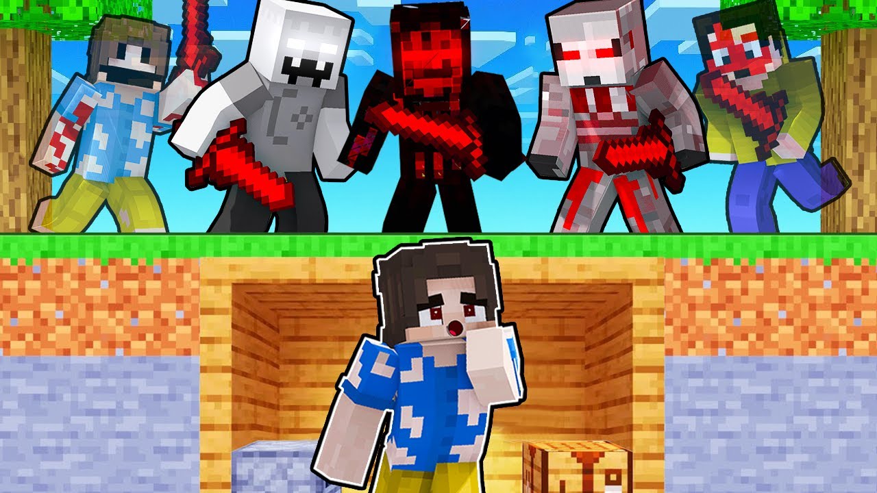 TÜM DÜŞMAN EFSANELER YOK OLMAMI İSTİYOR ☠️ ⚔️ - Minecraft