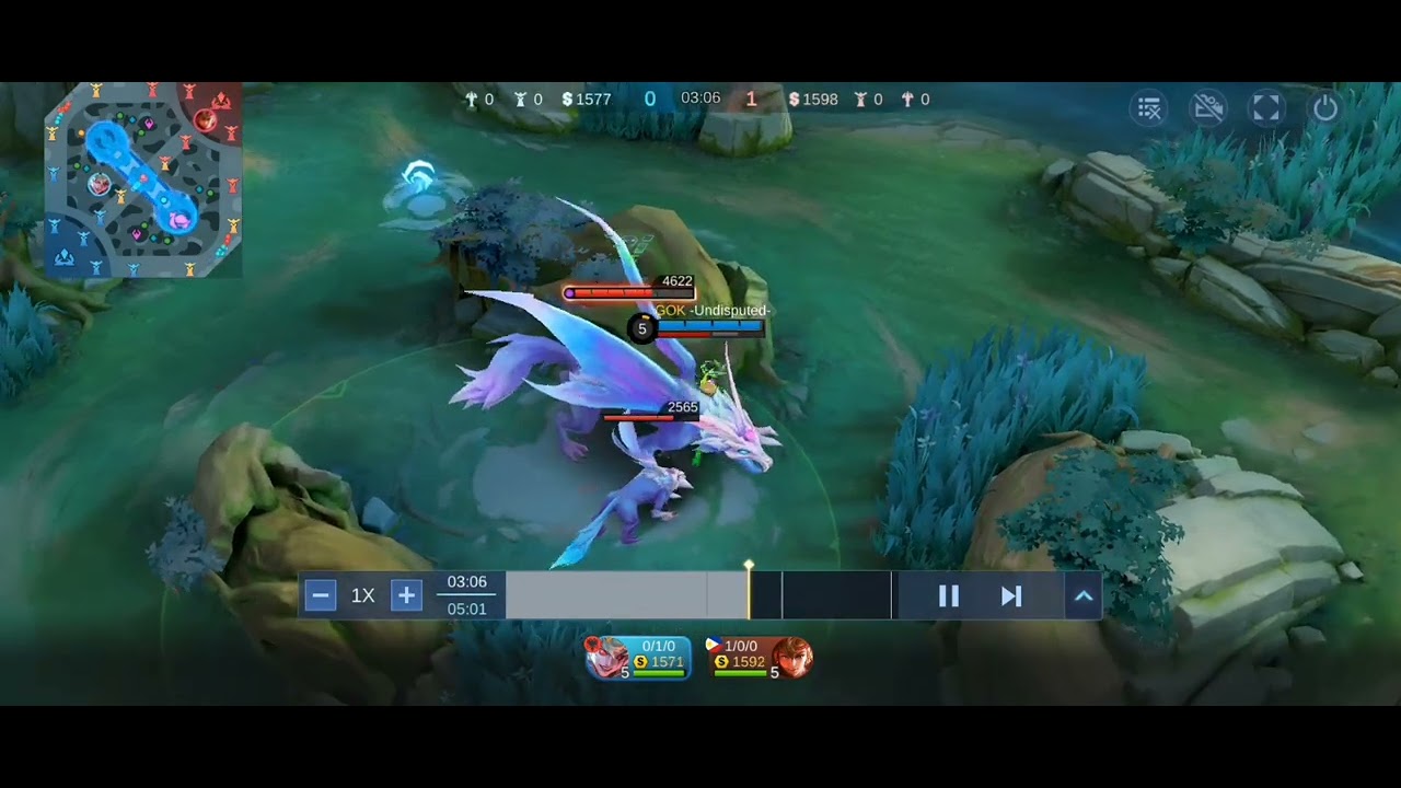#mobilelegends#unfinish battle wait on rematch #Yin. Vs undisputed #dyroth no counter 