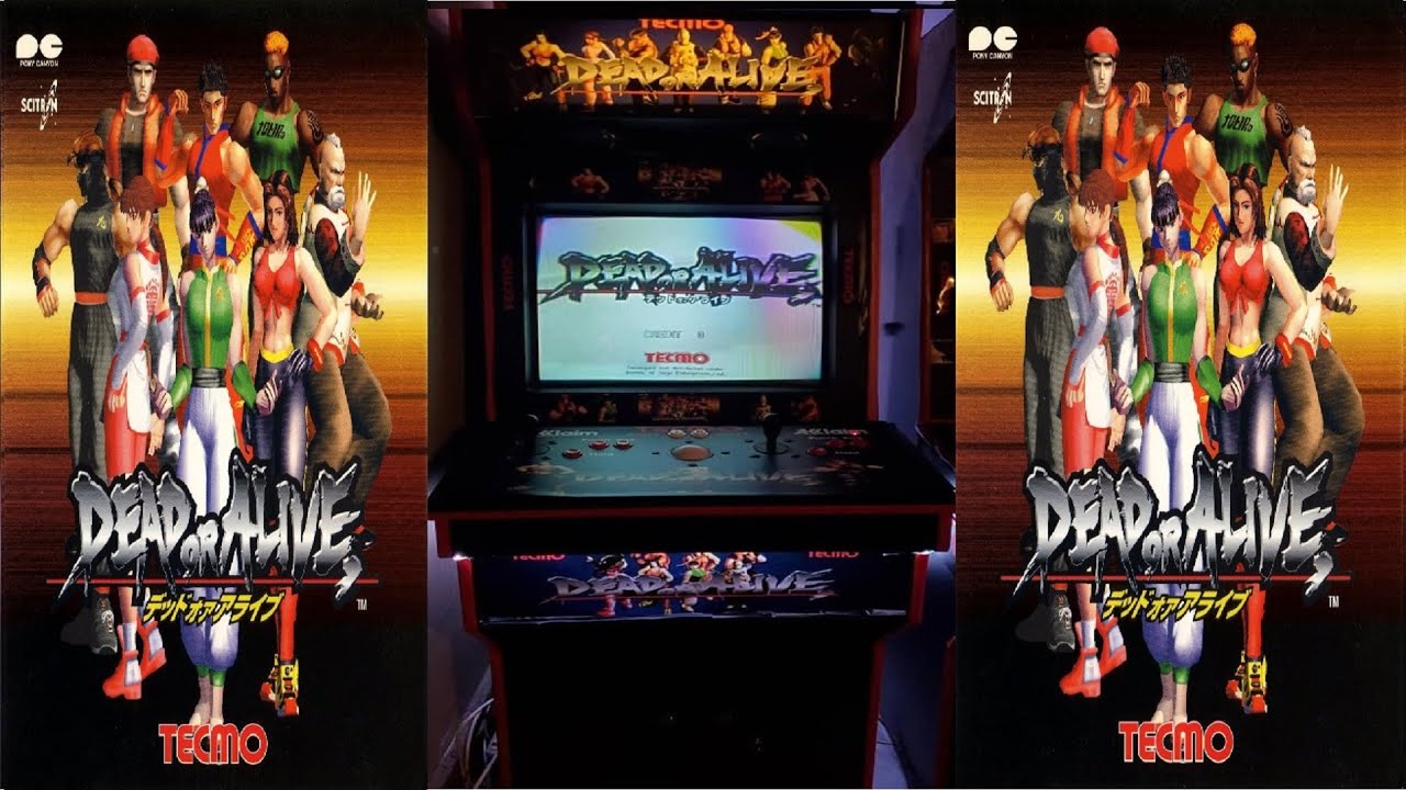 Dead Or Alive 1 Arcade Machine & Gameplay(1996)