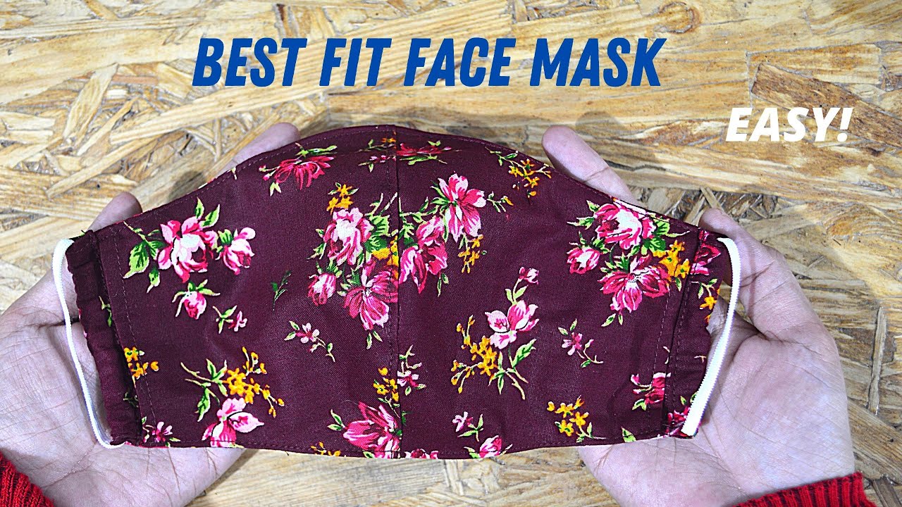 Best Fit Face Mask with Pocket DIY ❤ Free PDF Pattern