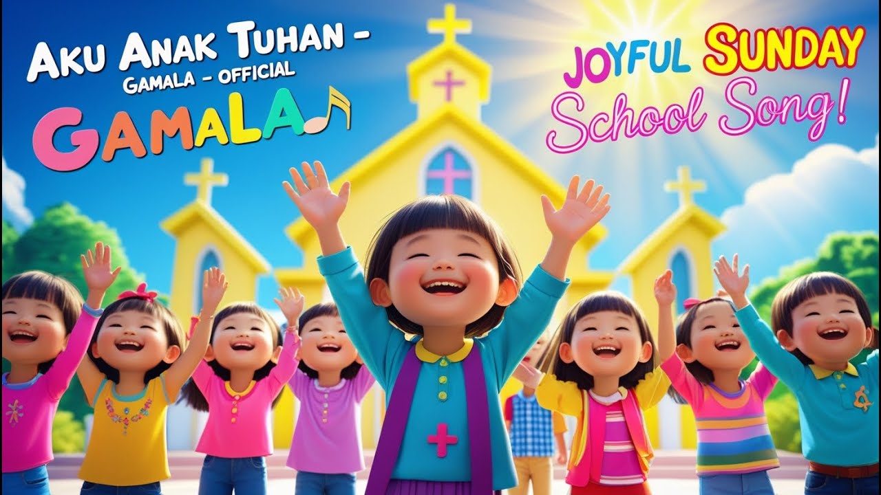 AKU ANAK TUHAN - Lagu Sekolah Minggu Ceria untuk Anak 2025