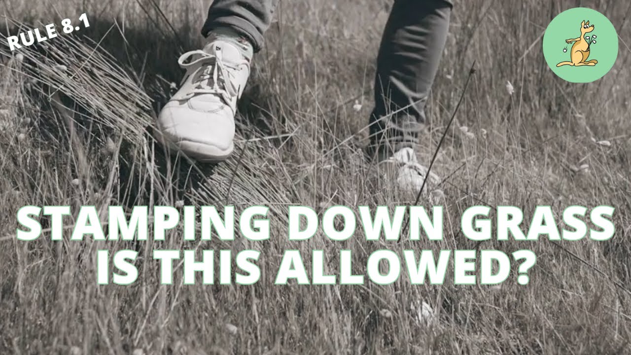 Stamping Down Grass: Is This ALLOWED? - Golf Rules Explained