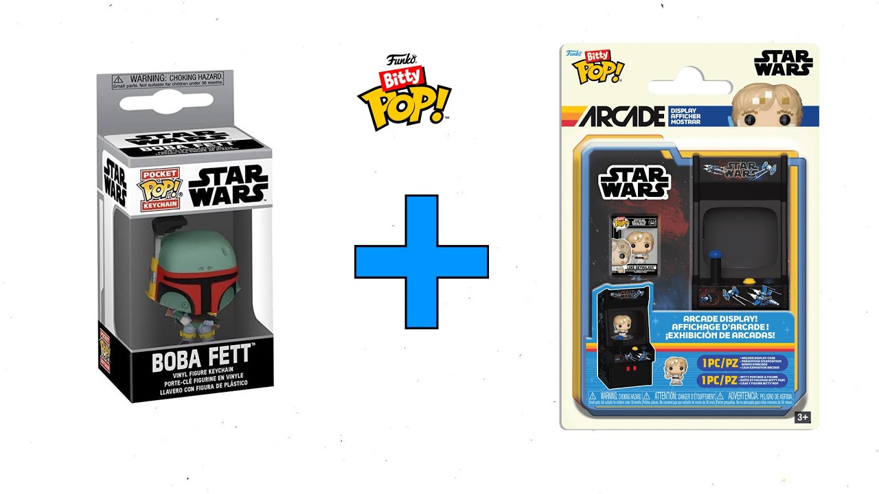 New Bitty Pop Arcade + Funko Keychain